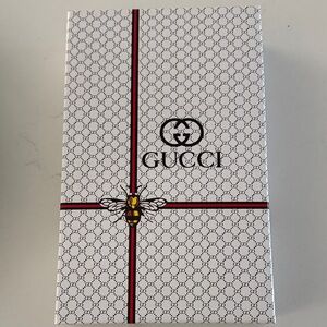 Gucci White and Red Box with Bee Design